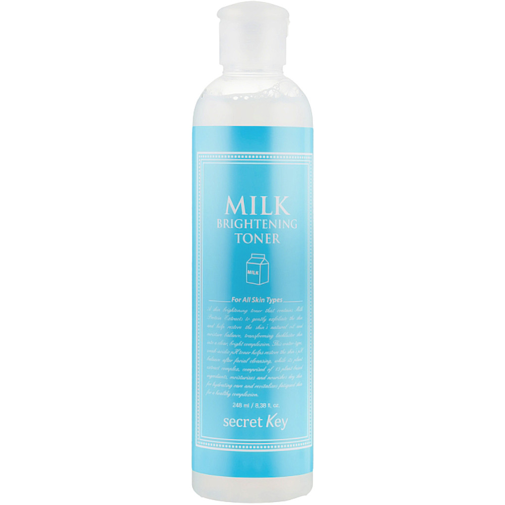 29278951662616903 Milk Brightening Toner rozświetlający tonik do twarzy z proteinami mleka 248ml - obrazek 1