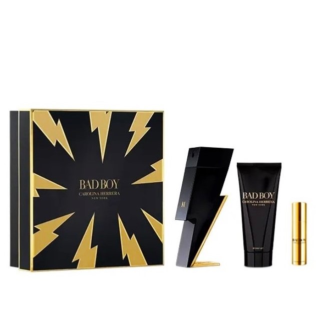 29339121723786521 Bad Boy zestaw woda toaletowa spray 100ml + żel pod prysznic 100ml + miniatura wody toaletowej spray 10ml - obrazek 1