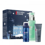 Homme Aquapower Advanced Gel zestaw żel nawilżający do twarzy 75ml + pianka do golenia 50ml + żel do mycia twarzy 40ml
