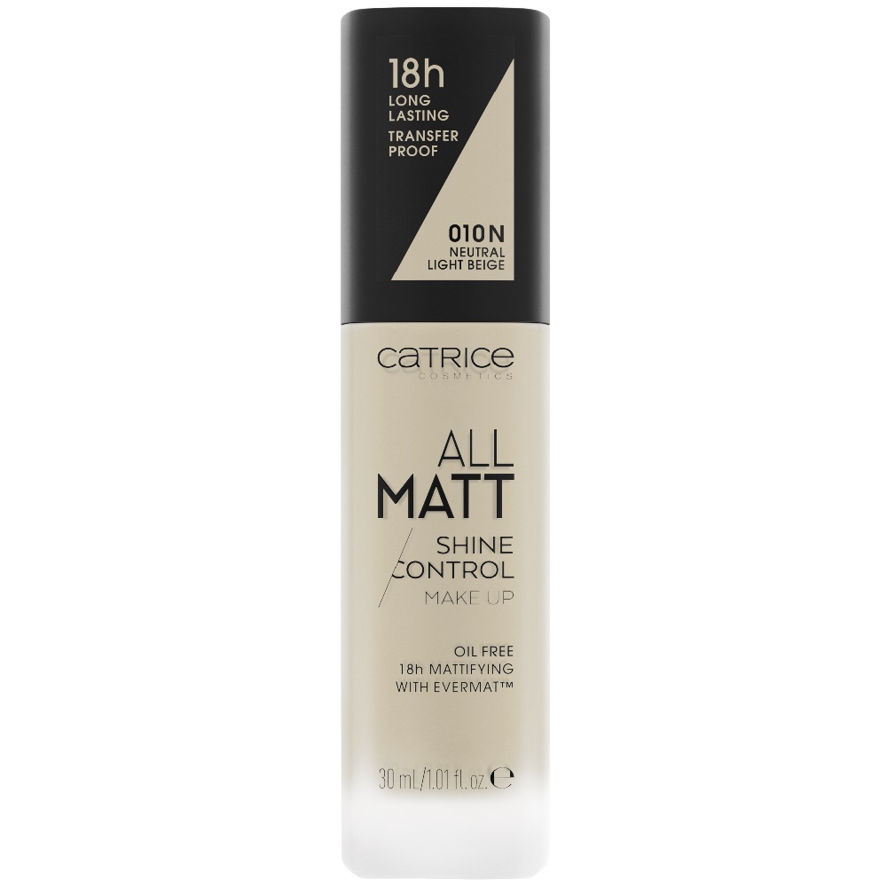 29626491696254699 All Matt Shine Control Make Up podkład matujący 010 N Neutral Light Beige 30ml - obrazek 1