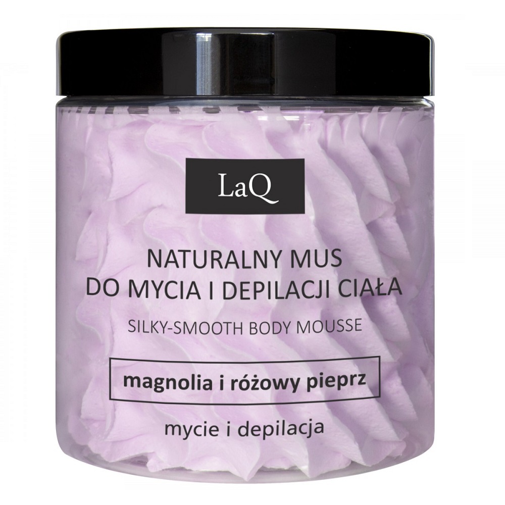 29664121677471505 Naturalny mus do mycia i depilacji ciała Magnolia i Różowy Pieprz 250ml - obrazek 1