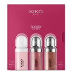 Glossy Lip Set zestaw nawilżający błyszczyk do ust 2x6.5ml + pielęgnacyjny krem do ust z efektem powiększenia objętości 6.5ml