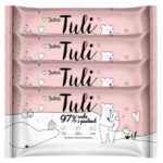 Tuli nawilżane chusteczki dla dzieci i niemowląt 97% woda i pantenol 4x60szt.