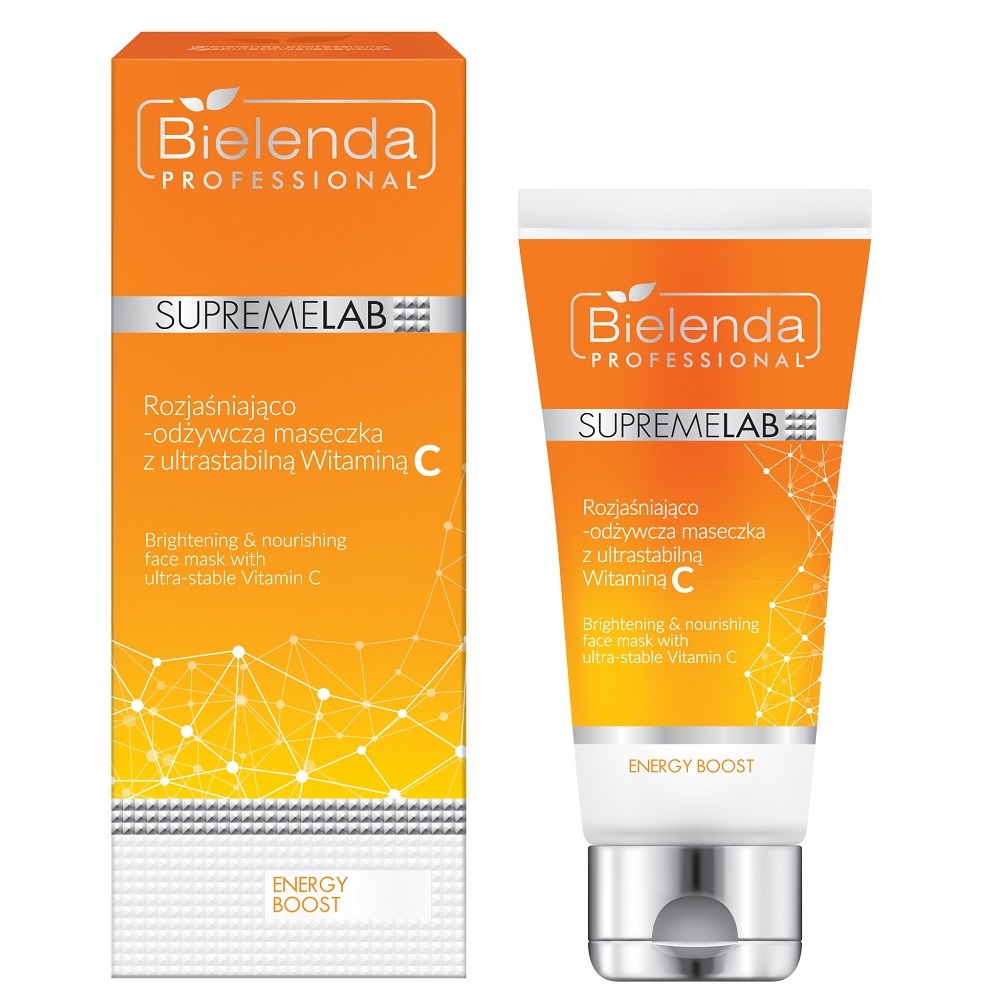 29681171669373411 Supremelab Energy Boost rozjaśniająco-odżywcza maseczka z ultrastabilną witaminą C 70ml - obrazek 1