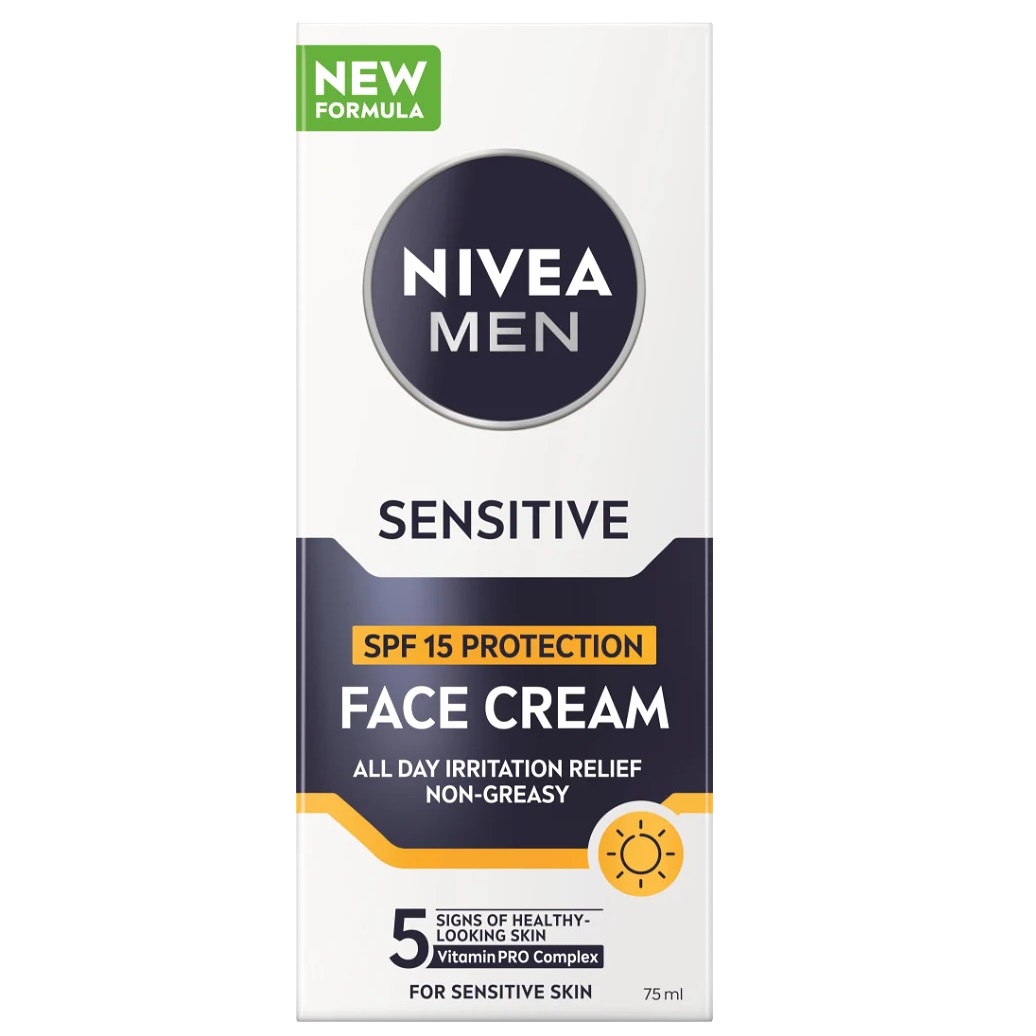 29708251721724744 Men Sensitive ochronny krem do twarzy SPF15 75ml - obrazek 1