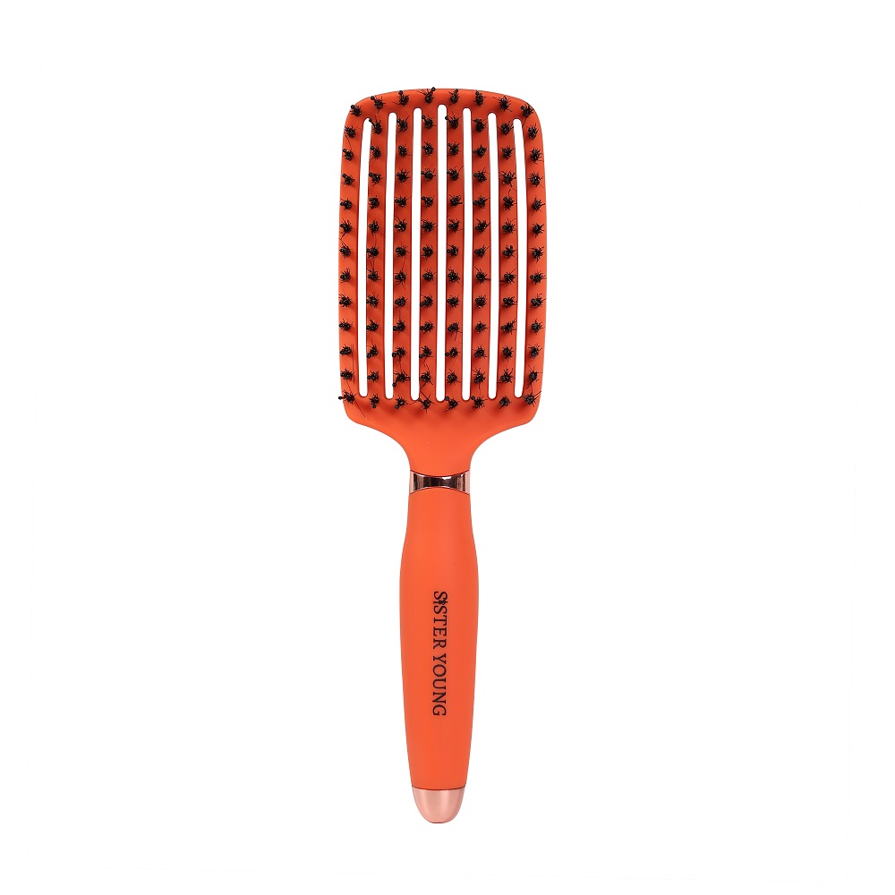 29711461756787978 Ovia Hair Brush szczotka do włosów z włosiem dzika Apricot - obrazek 1
