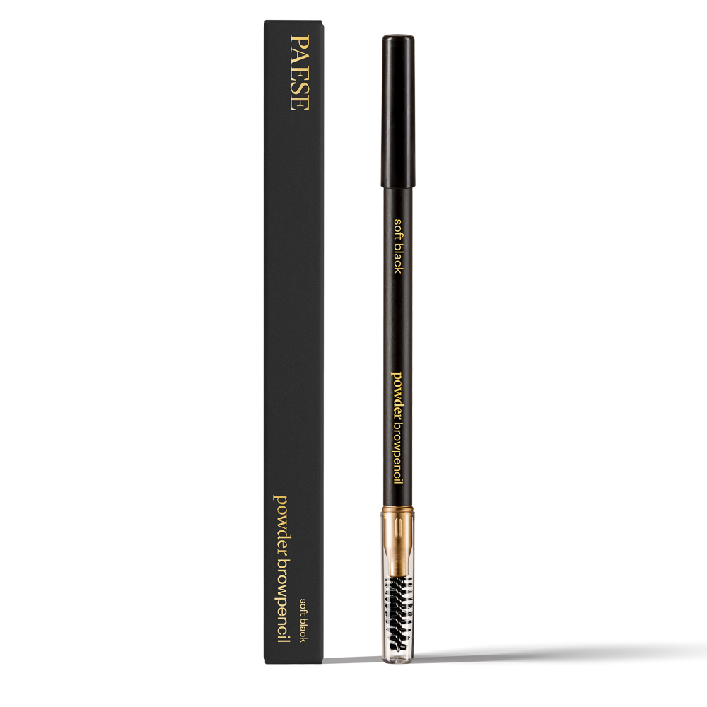 2979121688637004 Powder Browpencil pudrowa kredka do brwi Soft Black 1.19g - obrazek 1