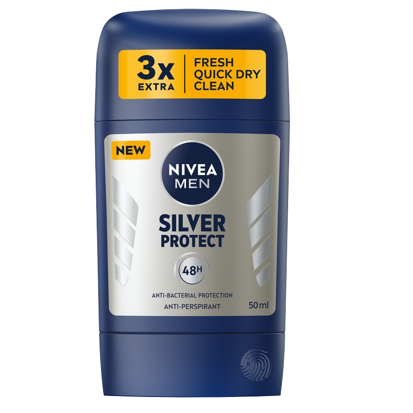 29901551664962502 Men Silver Protect antyperspirant w sztyfcie 50ml - obrazek 1