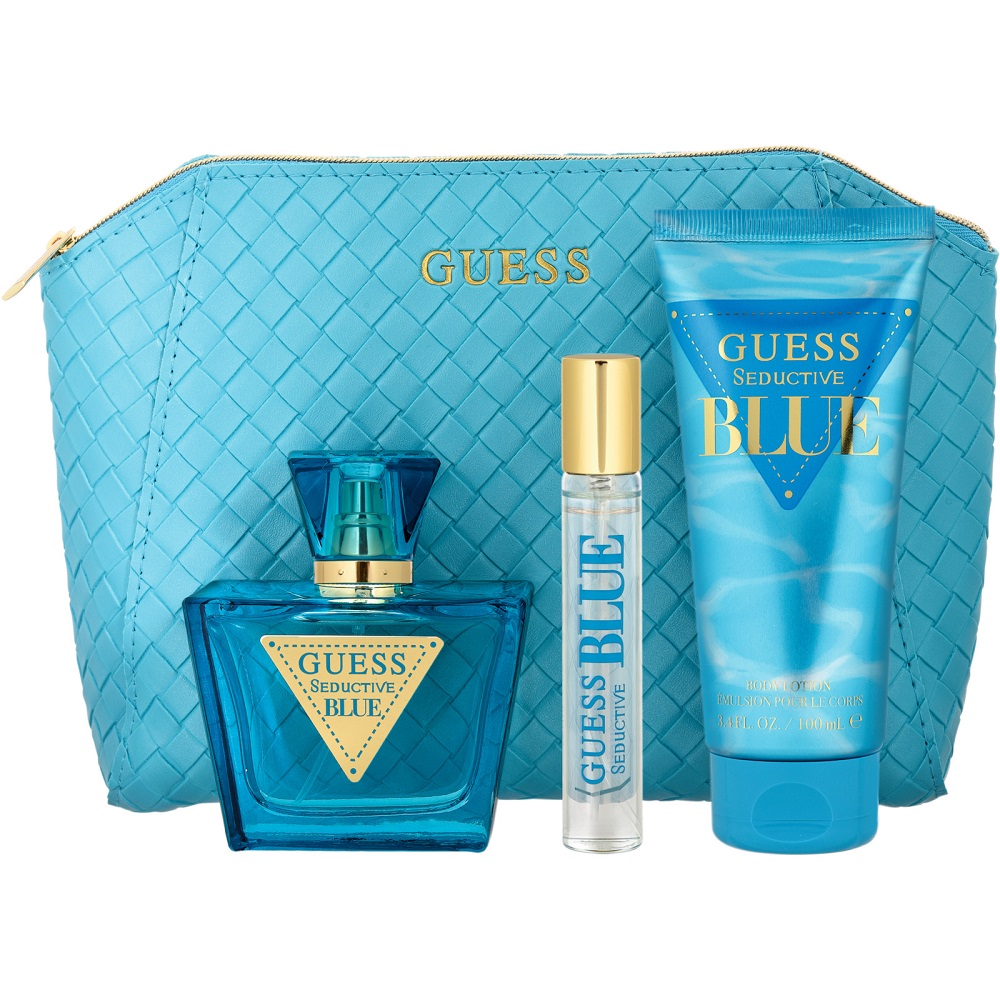 29914361761127815 Seductive Blue zestaw woda toaletowa spray 75ml + woda toaletowa spray 15ml + balsam do ciała 100ml + kosmetyczka - obrazek 1