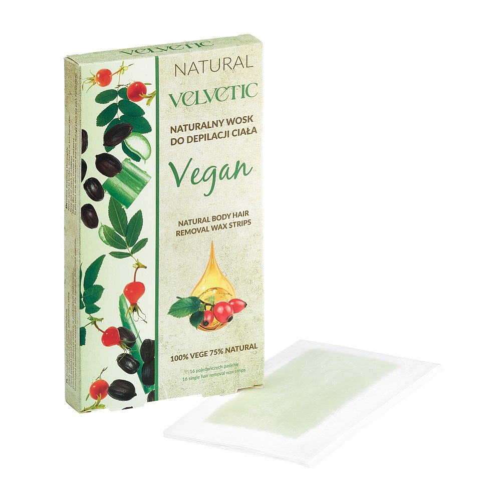 29959751711032207 Velvetic Vegan naturalny wosk do depilacji ciała 16szt. - obrazek 1