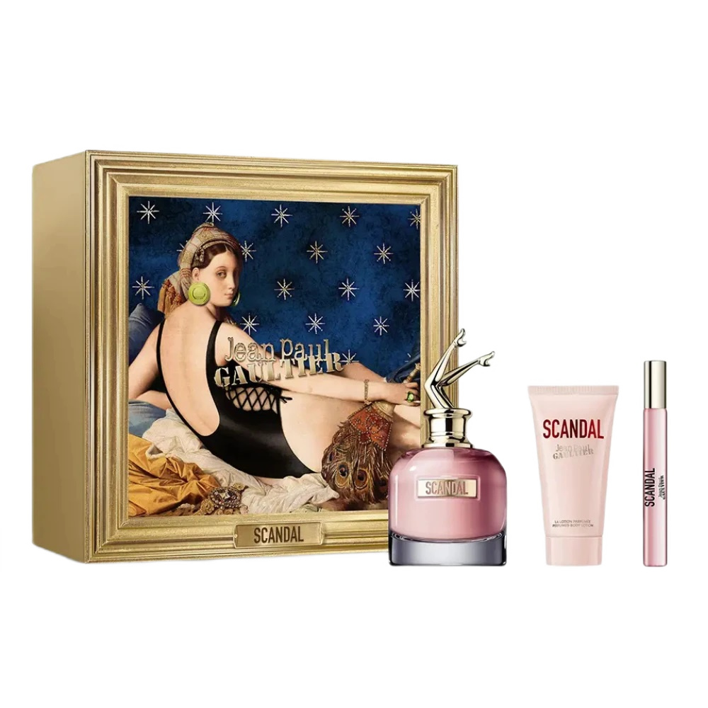 29979991731506015 Scandal zestaw woda perfumowana spray 80ml + balsam do ciała 75ml + woda perfumowana spray 10ml - obrazek 1