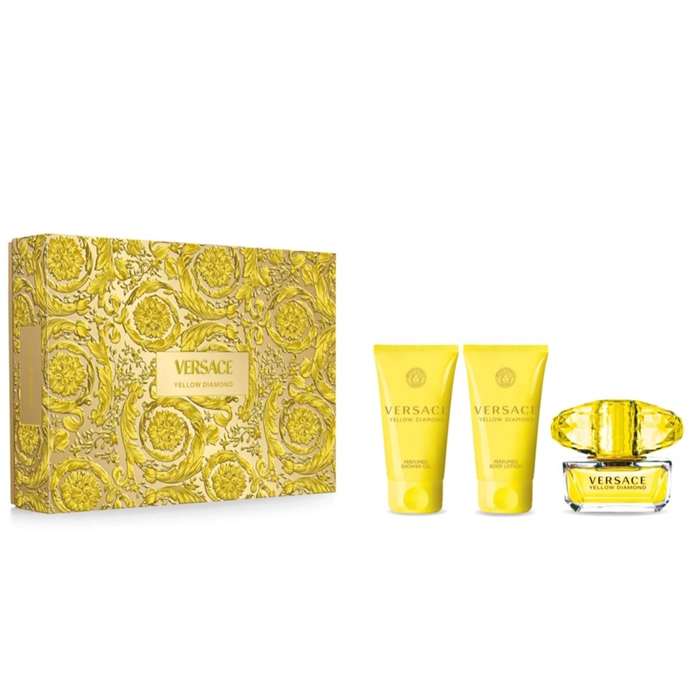 3007771744704413 Yellow Diamond zestaw woda toaletowa spray 50ml + żel pod prysznic 50ml + balsam do ciała 50ml - obrazek 1