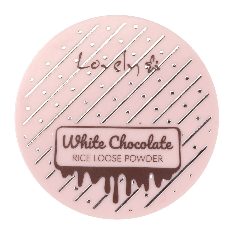 30078601678875259 White Chocolate Loose Powder utrwalający puder ryżowy do twarzy dla każdego typu cery 8g - obrazek 1