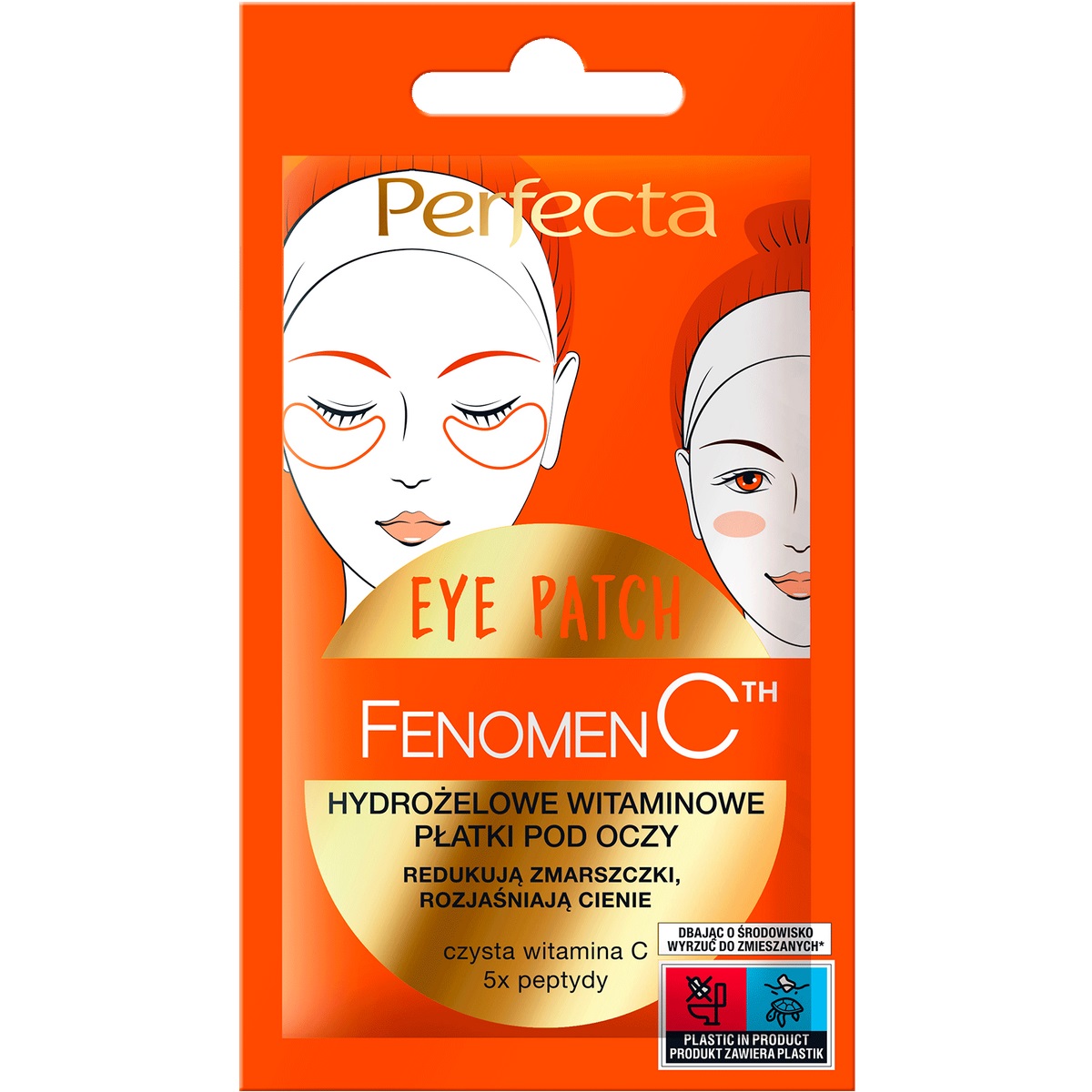 30095991694596417 Fenomen C Eye Patch hydrożelowe witaminowe płatki pod oczy 2szt. - obrazek 1