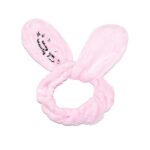 Bunny Ears pluszowa opaska kosmetyczna królicze uszy Jasny Róż