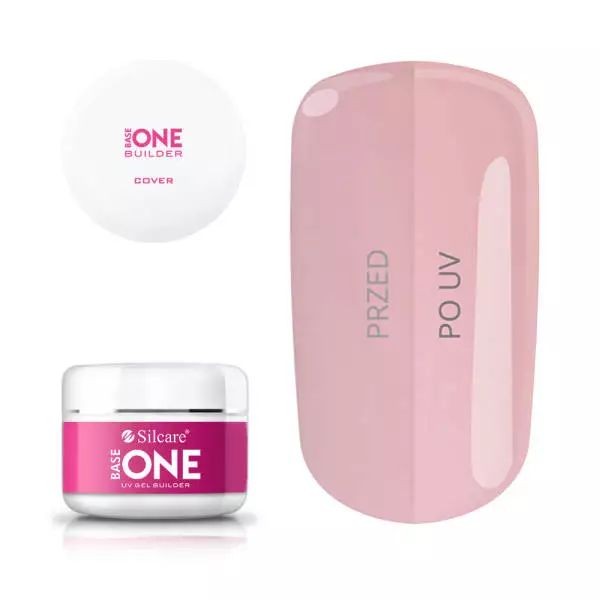30425801663755603 Gel Base One Cover maskujący żel UV do paznokci 100g - obrazek 1