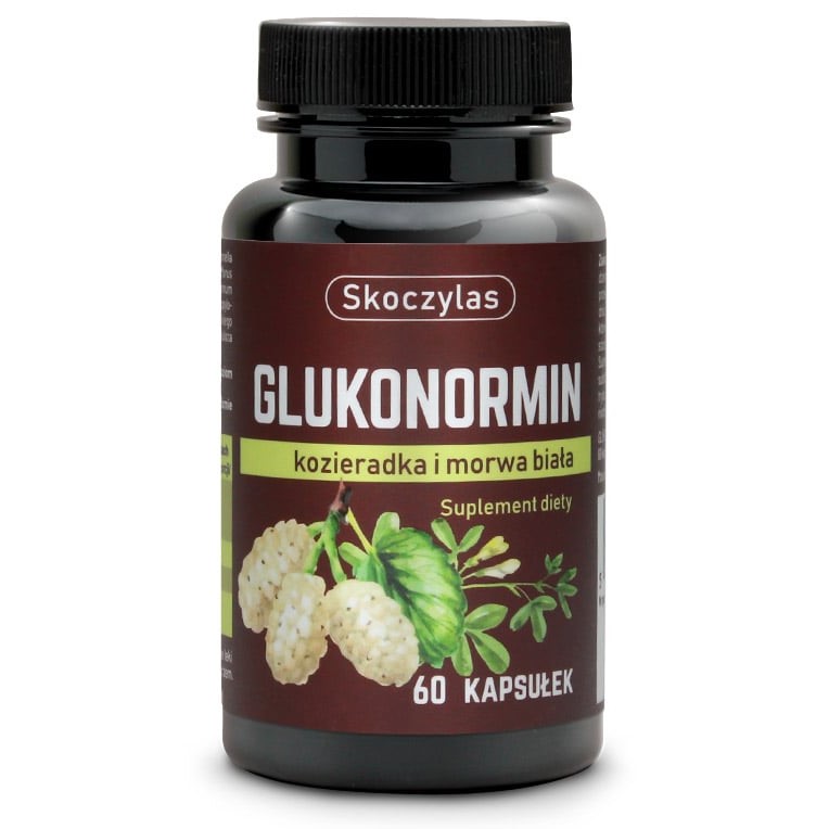 30458181742905779 Glukonormin kozieradka i morwa biała suplement diety 60 kapsułek - obrazek 1
