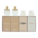 Les Parfums zestaw Chloe woda perfumowana 5ml + Nomade woda perfumowana 5ml + Nomade woda toaletowa 5ml + Rose Tangerine woda toaletowa 5ml