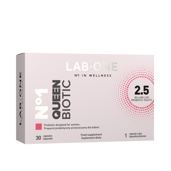 30545081689573273 N°1 QueenBiotic probiotyk dla kobiet na infekcje intymne 30 kapsułek - obrazek 1