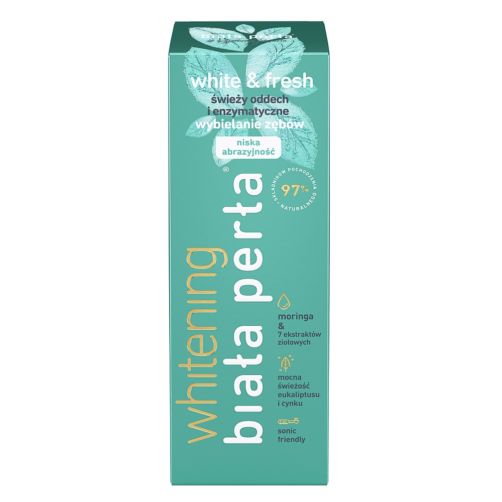 30558311770372616 White & Fresh Moringa ziołowa pasta do zębów 75ml - obrazek 1