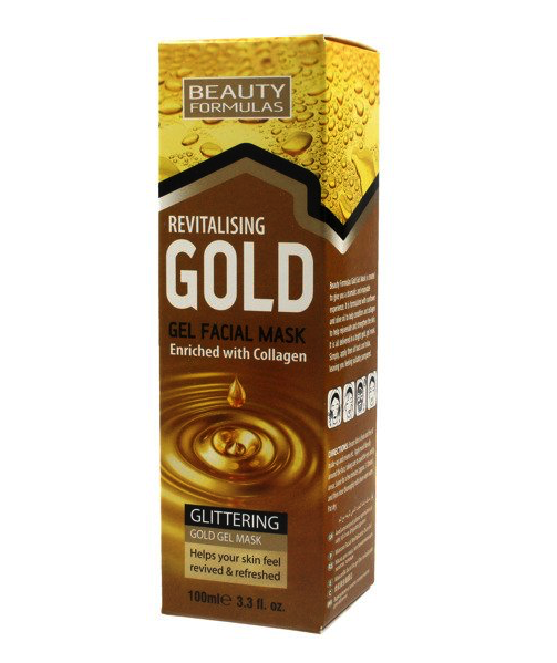 30629371588074974 Gold Gel Facial Mask złota rewitalizująca maska do twarzy 100ml - obrazek 1