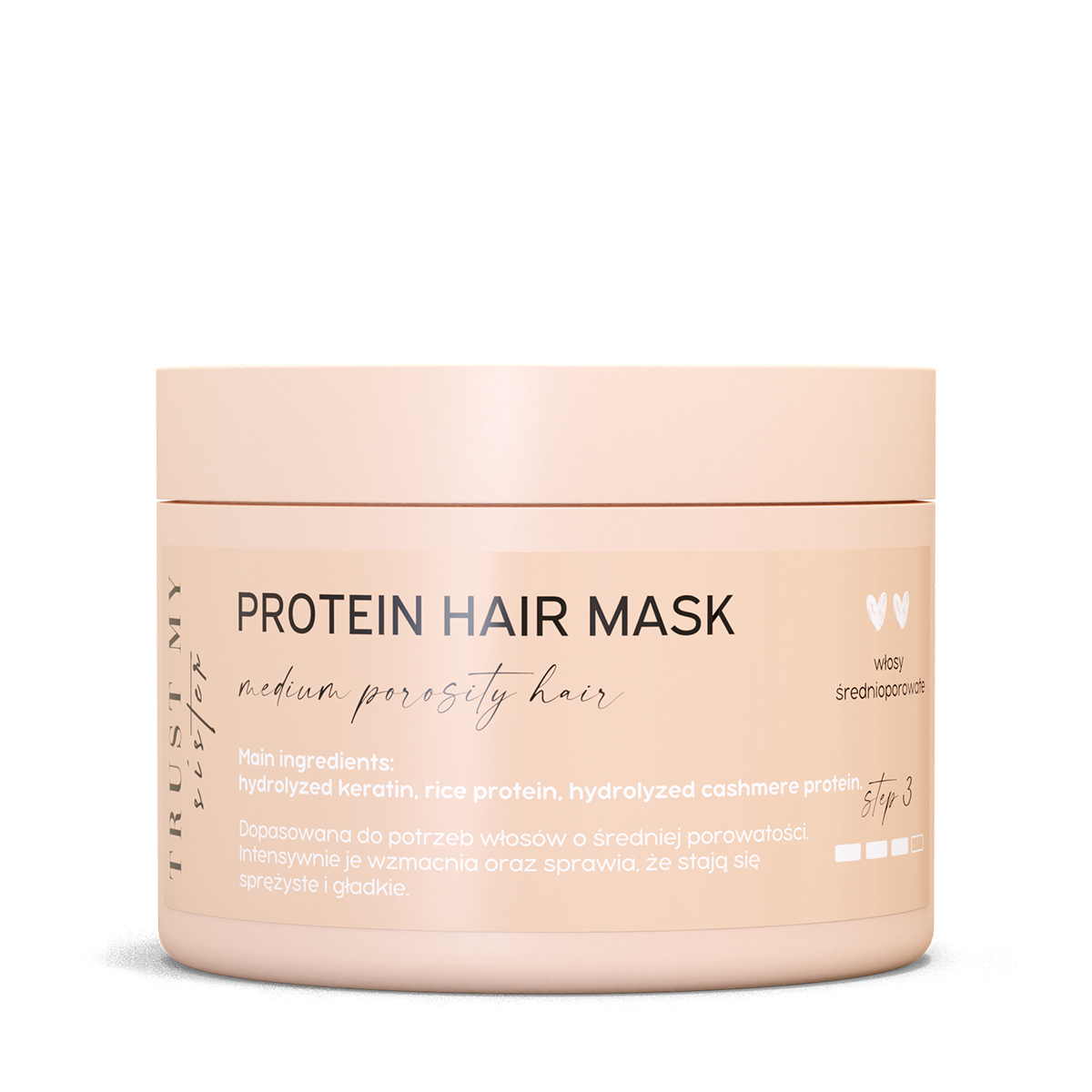 30661101618471857 Protein Hair Mask proteinowa maska do włosów średnioporowatych 150g - obrazek 1
