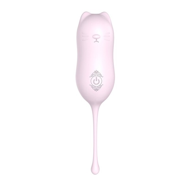 30709531635167553 Miaou-RTC wibrator zdalnie sterowany z 9 trybami wibracji w kształcie kota Light Pink - obrazek 1