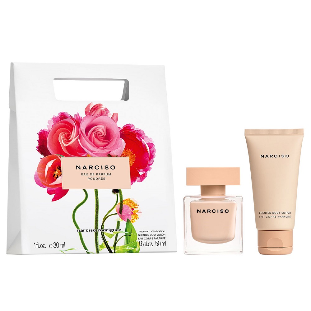 30718881722251467 Narciso Poudree zestaw woda perfumowana spray 30ml + balsam do ciała 50ml - obrazek 1