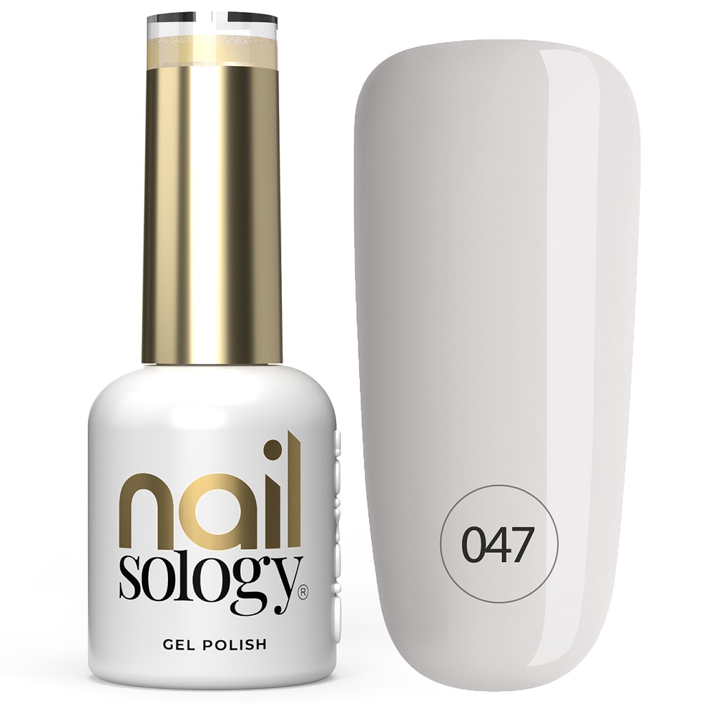 30732761766083818 Nailsology lakier hybrydowy 047 Shy Grey 8ml - obrazek 1