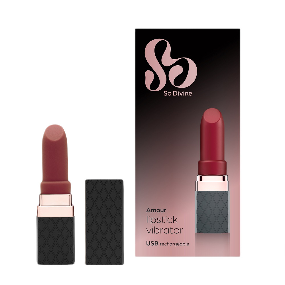 30894461717562346 Amour Lipstick wibrator w kształcie szminki - obrazek 1