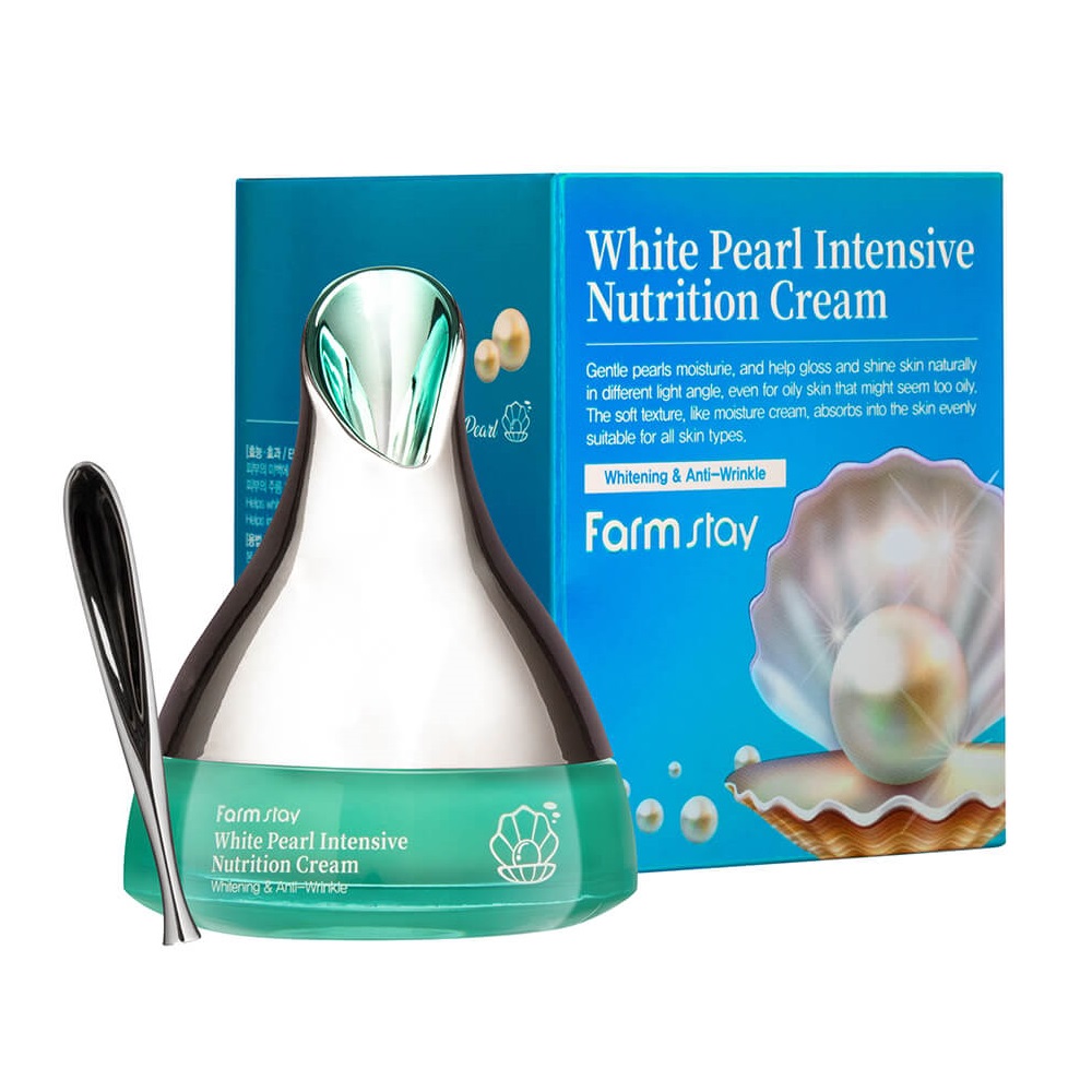 3093371695642978 White Pearl Intensive Nutrition Cream przeciwzmarszczkowy krem z ekstraktem z pereł 50g - obrazek 1