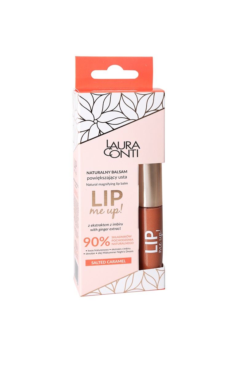 31003451634548820 Lip Me Up naturalny balsam powiększający usta z ekstraktem z imbiru Salted Caramel 9ml - obrazek 1