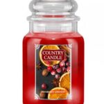 Duża świeca zapachowa z dwoma knotami Cranberry Orange 680g