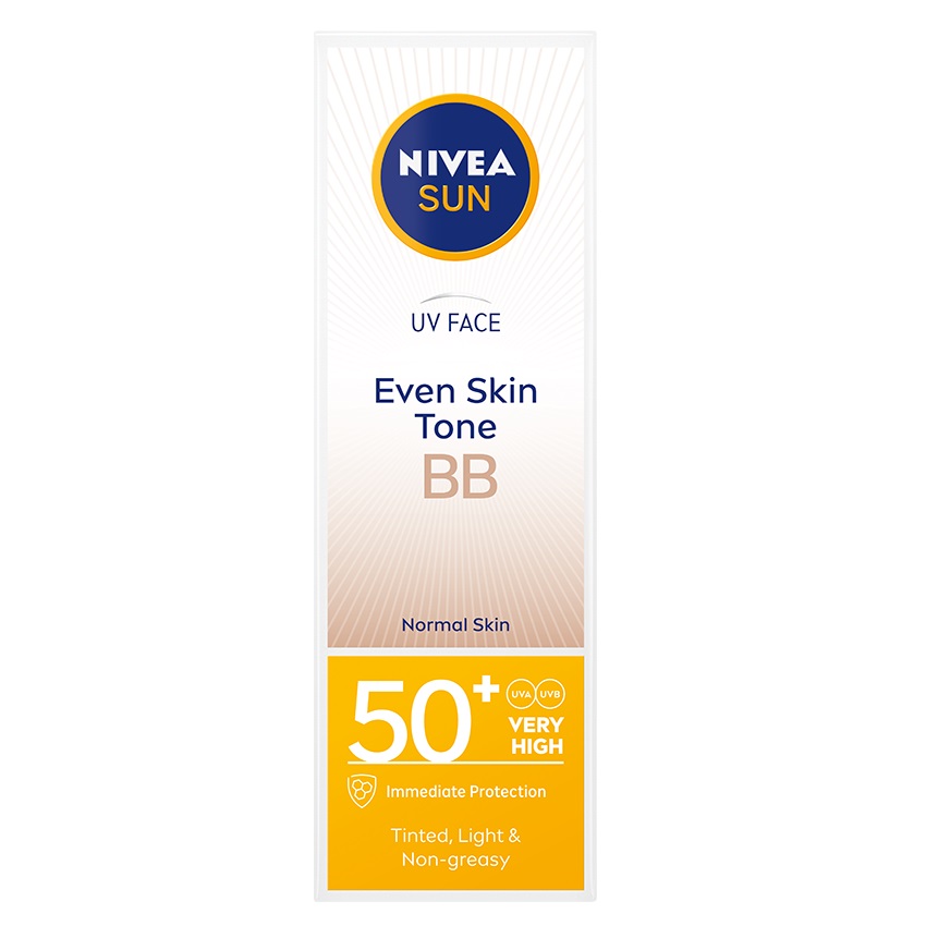 31095781645783498 Sun UV Face Even Skin Tone BB nawilżający krem do twarzy BB z bardzo wysoką ochroną SPF50+ 50ml - obrazek 1