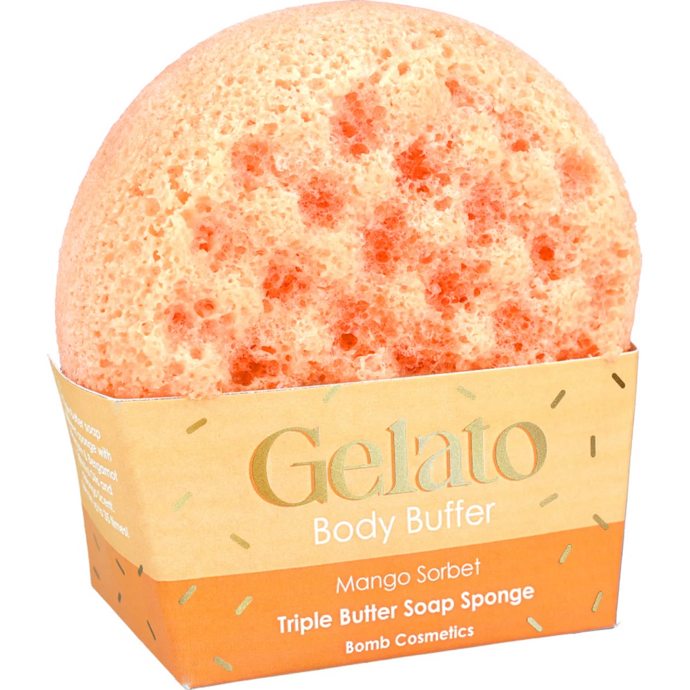 3119241761049508 Gelato Body Buffer gąbka do mycia ciała Mango Sorbet 200g - obrazek 1