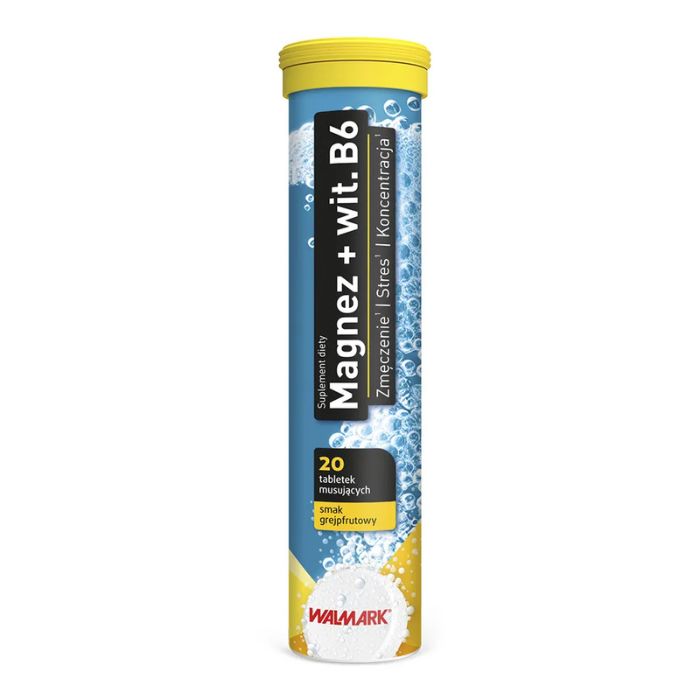 31194981754920243 Magnez + Witamina B6 suplement diety 20 tabletek musujących - obrazek 1