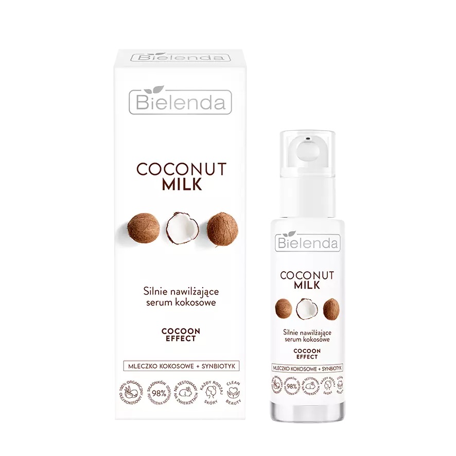 31289921674743017 Coconut Milk Cocoon Effect silnie nawilżające serum kokosowe 30ml - obrazek 1