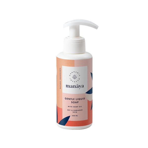 31319031622446944 Gentle Liquid Soap mydło do rąk w płynie z olejem konopnym 200ml - obrazek 1