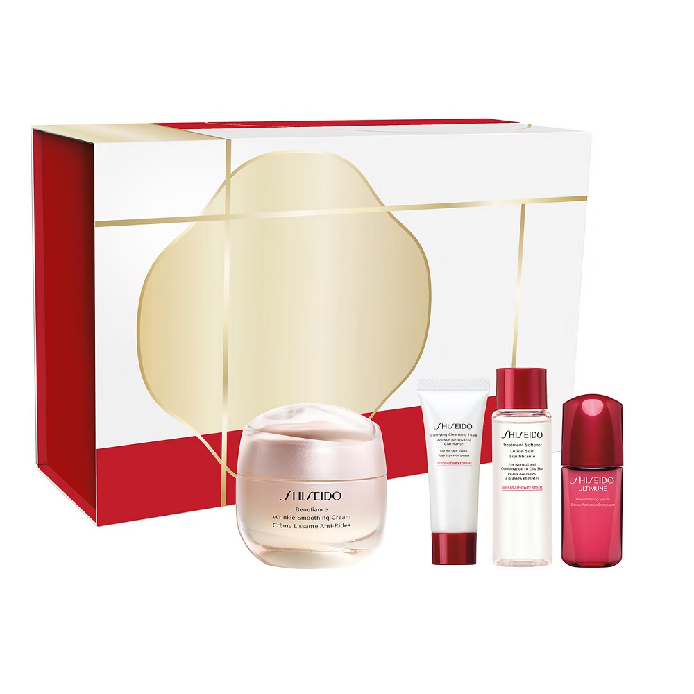 31326531763292791 Wrinkle Correcting Ritual zestaw krem wygładzający zmarszczki 50ml + pianka oczyszczająca 15ml + lotion do twarzy 30ml + serum przeciwstarzeniowe 10ml - obrazek 1