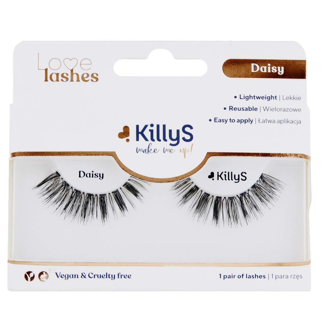 31370101660733667 Make Me Up! Love Lashes sztuczne rzęsy na pasku Daisy - obrazek 1