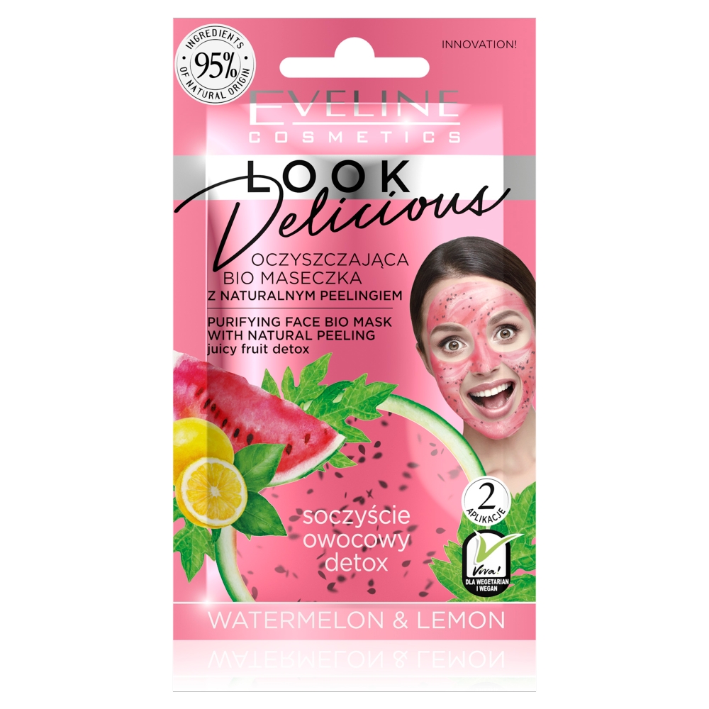 31417801646648174 Look Delicious oczyszczająca bio maseczka z naturalnym peelingiem 10ml - obrazek 1