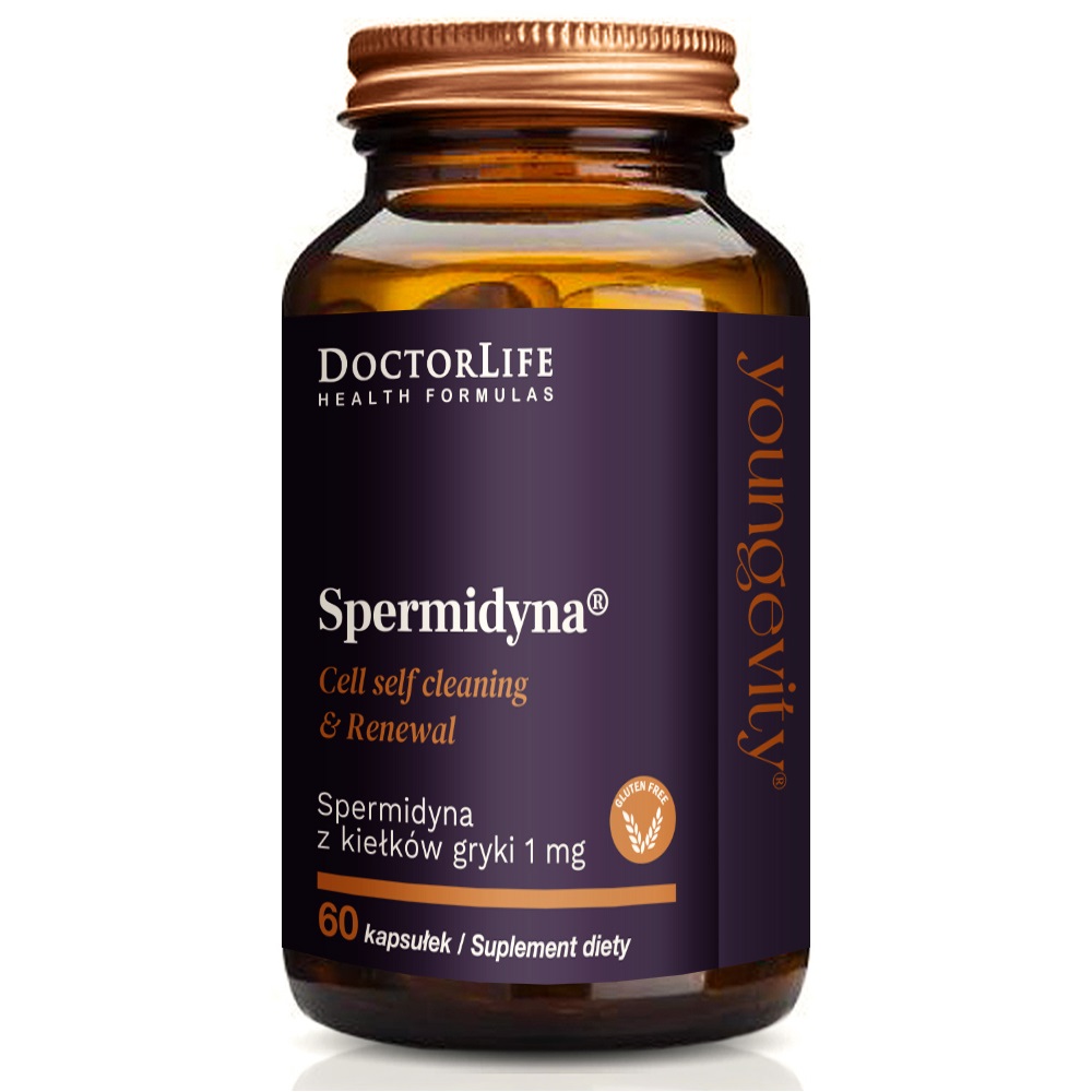 31530861685363085 Spermidyna suplement diety wspierający zdrowie komórkowe 60 kapsułek - obrazek 1