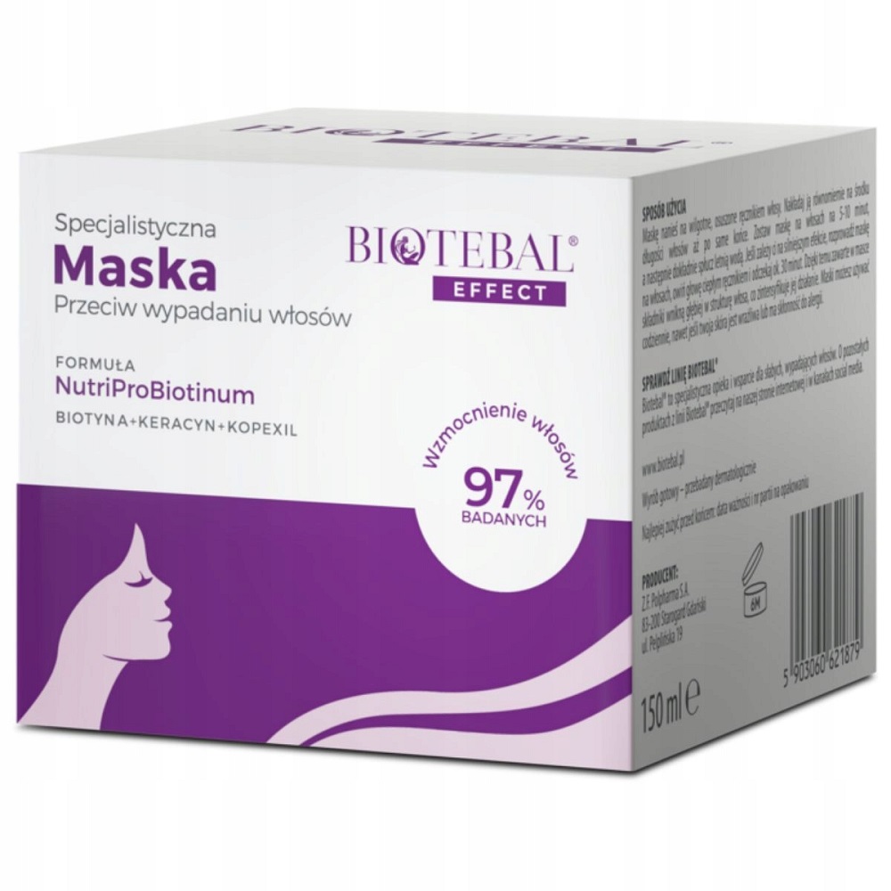 31555541760078051 Effect specjalistyczna maska przeciw wypadaniu włosów 150ml - obrazek 1