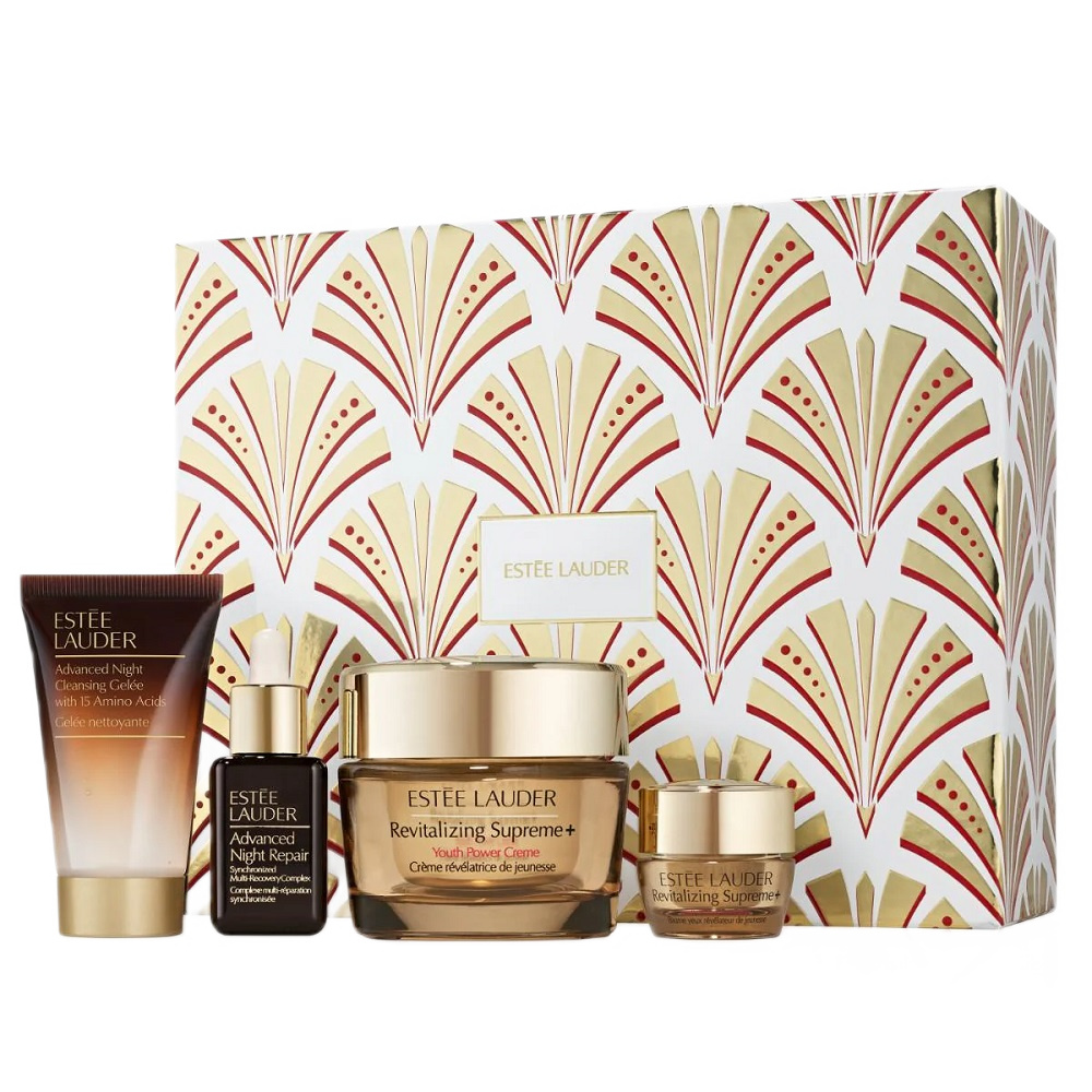 31586151730091973 Revitalizing Supreme+ zestaw rewitalizujący krem do twarzy 50ml + serum naprawcze 15ml + żel oczyszczający do twarzy na noc 30ml + krem pod oczy 5ml - obrazek 1