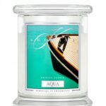 Średnia świeca zapachowa z dwoma knotami Aqua 411g