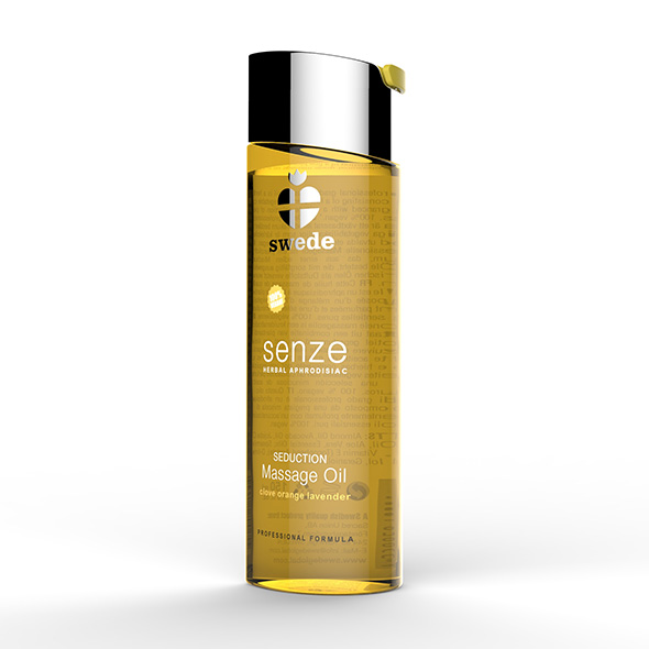 3168971633344946 Senze Seduction Massage Oil olejek do masażu Orange 150ml - obrazek 1