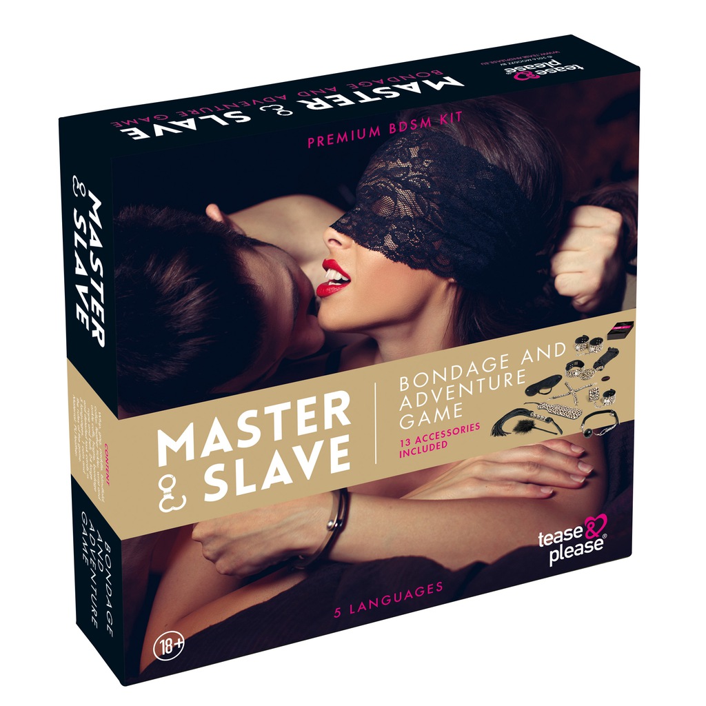 31692521636454667 Master & Slave Bondage Game wielojęzyczna gra erotyczna z 13 akcesoriami - obrazek 1