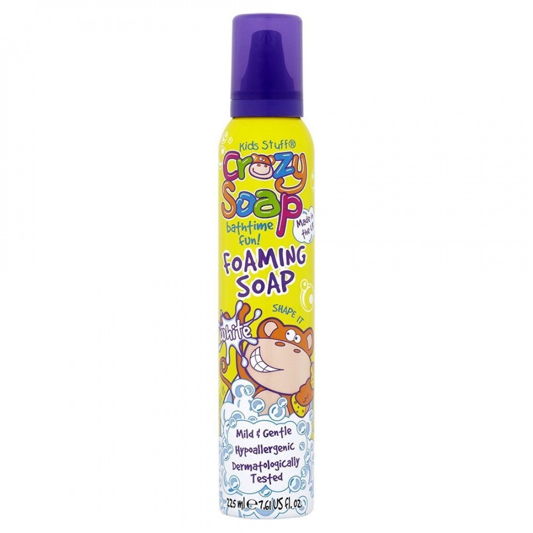 31716821644845315 Foaming Soap pianka oczyszczająca do kąpieli i zabawy White 225ml - obrazek 1