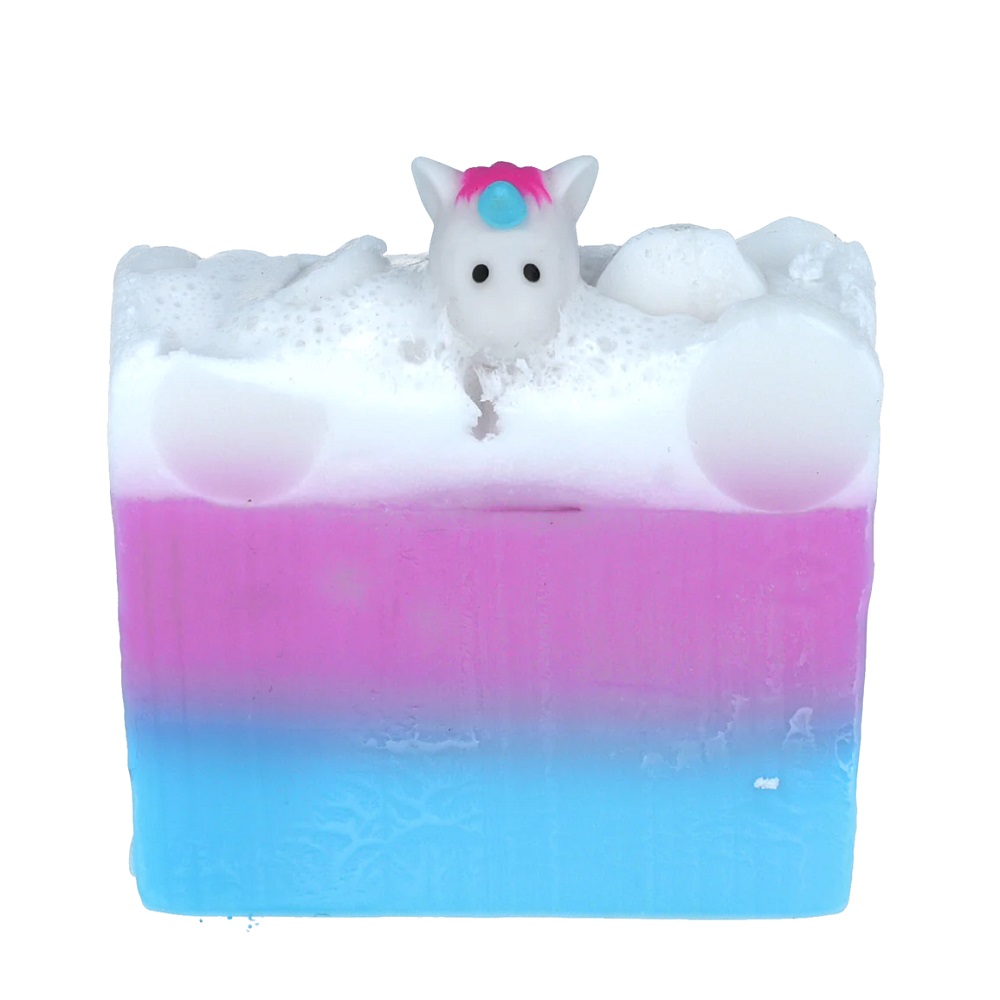 31795361677658750 Rainbows & Unicorns Soap Slice mydło glicerynowe z zabawką 100g - obrazek 1