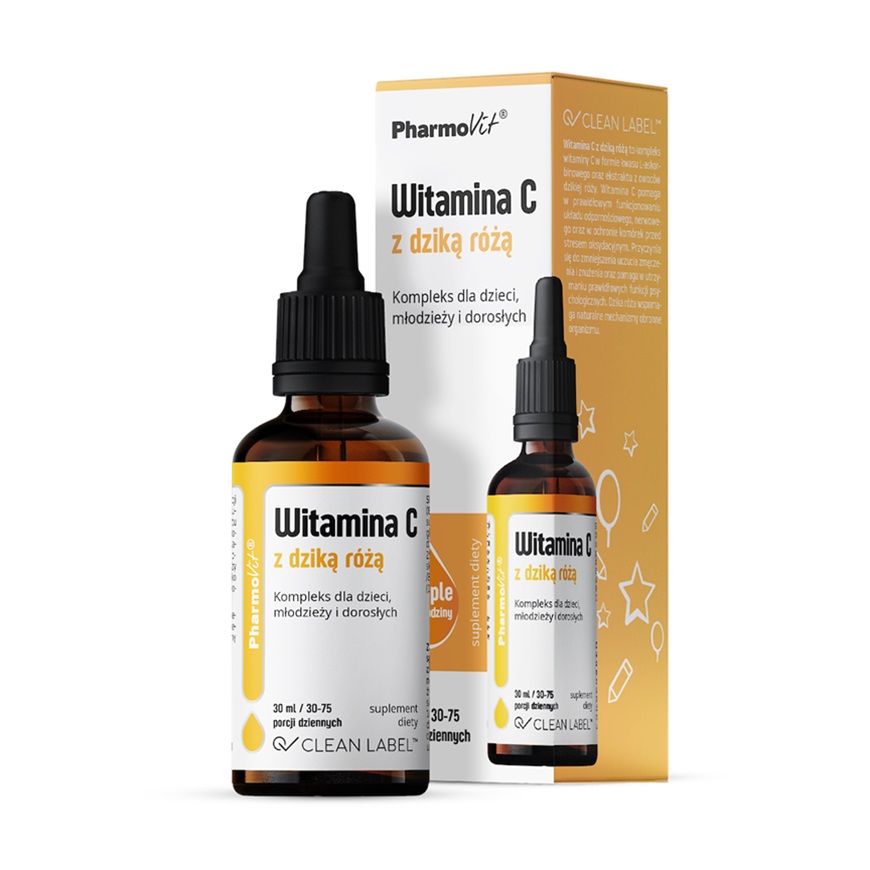 31869721746009179 Witamina C z dziką różą suplement diety w kroplach 30ml - obrazek 1